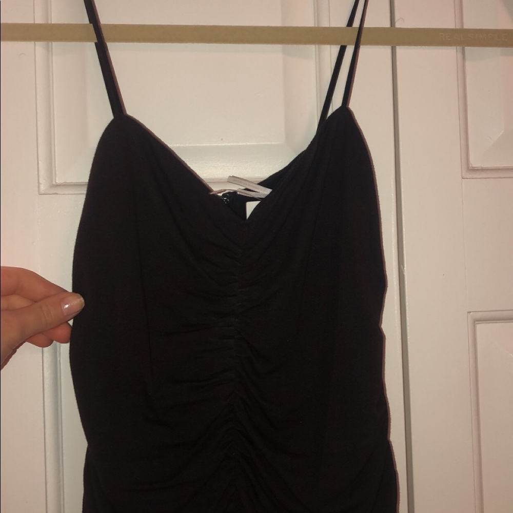 Urban Outfitters - Kimchi Blue Ruched Black Tank